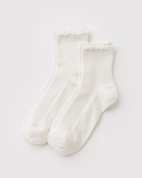 Lettuce Edge Sock Set of 2 O2