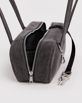Small Denim Bowler Bag J7