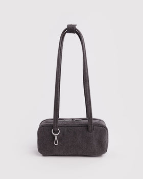 Small Denim Bowler Bag Q7