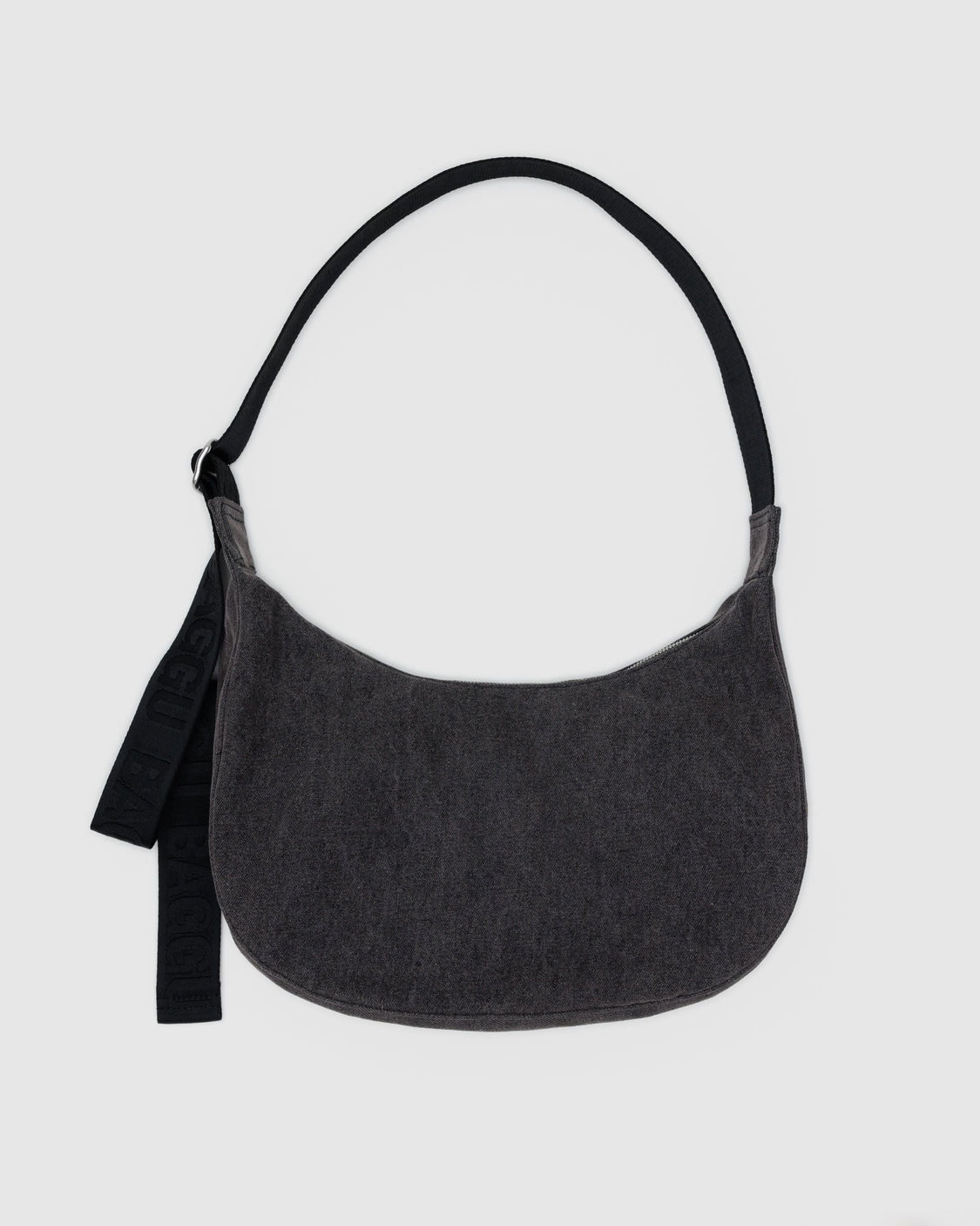 Medium Denim Crescent Bag B3