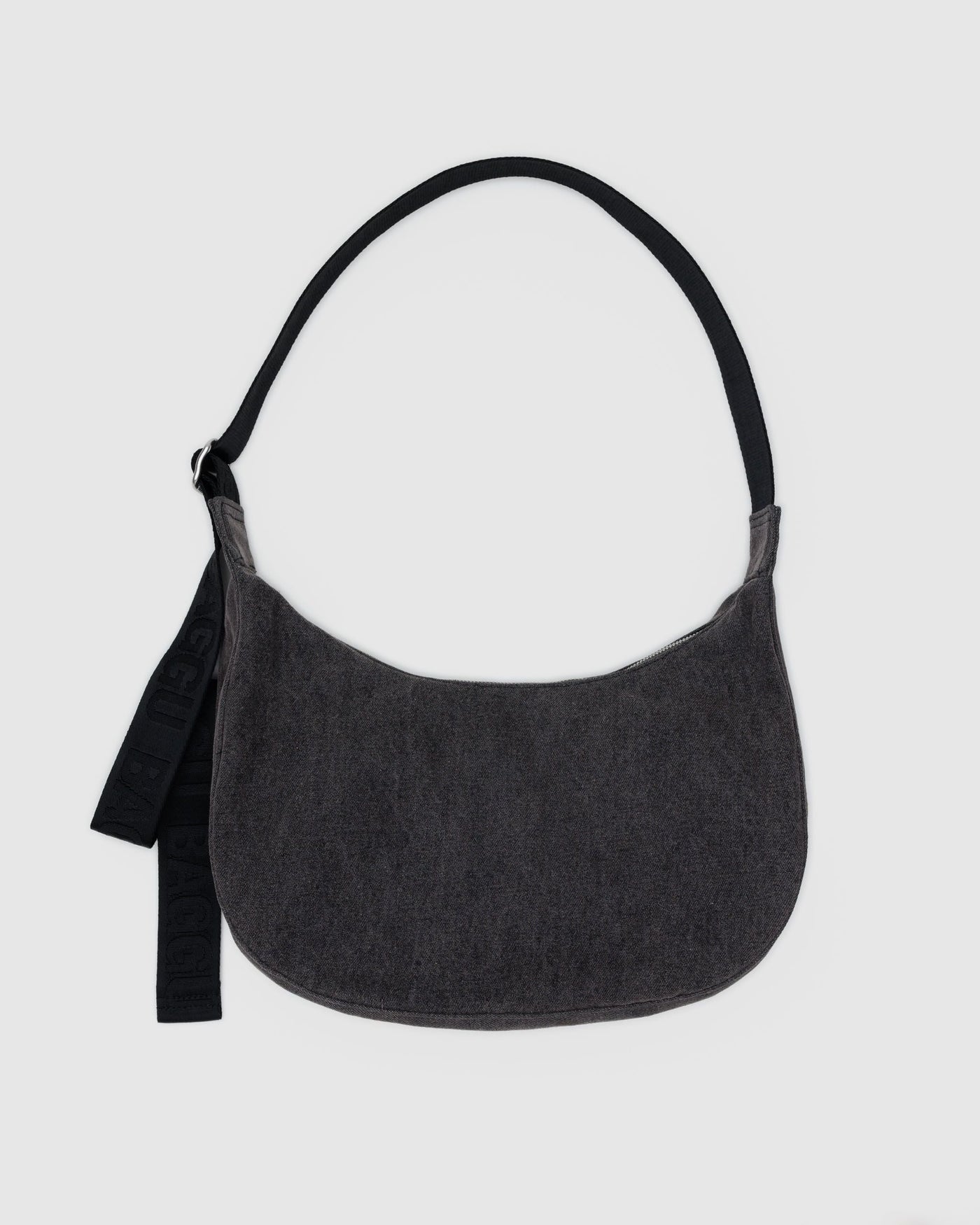 Medium Denim Crescent Bag B3