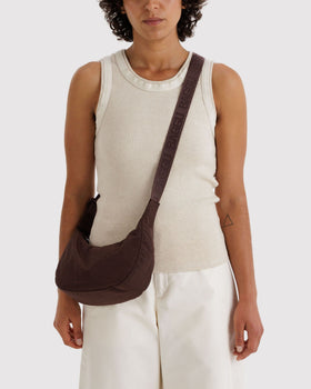 Small Nylon Crescent Bag I1