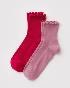 Lettuce Edge Sock Set of 2 O2