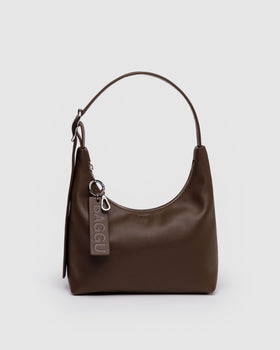 Mini Recycled Leather Shoulder Bag A4