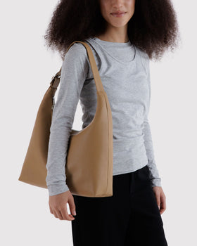 Recycled Leather Shoulder Bag W2