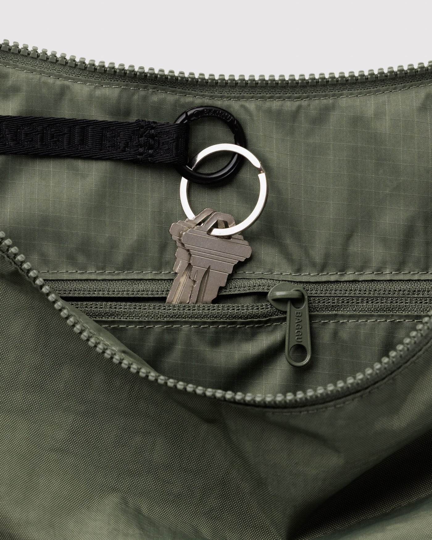 Large Nylon Crescent Bag B1