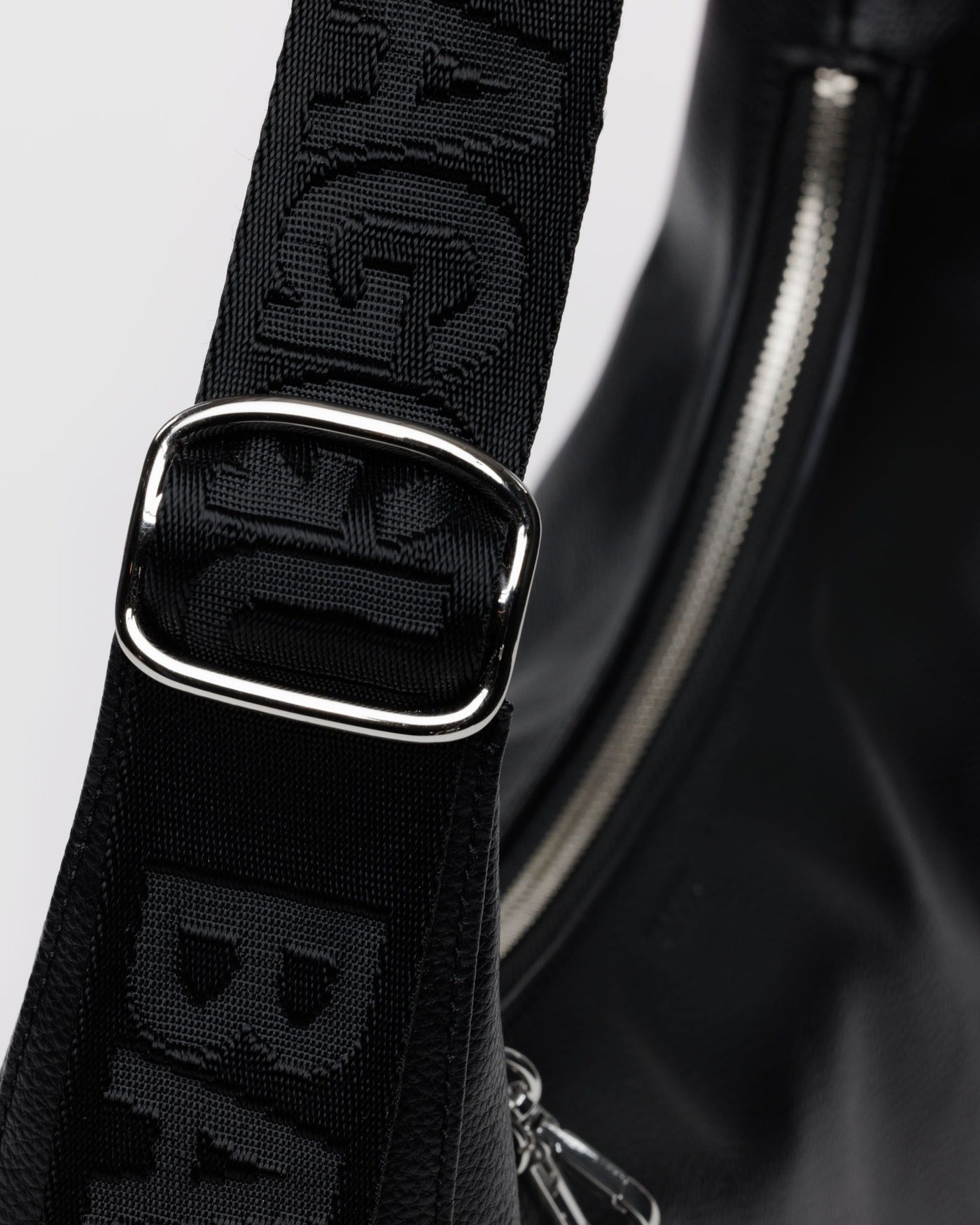 Medium Recycled Leather Crescent Bag P4