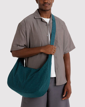 Large Nylon Crescent Bag B1