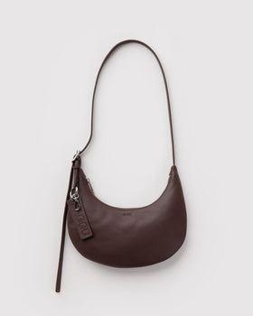 Small Recycled Leather Flat Crescent K5