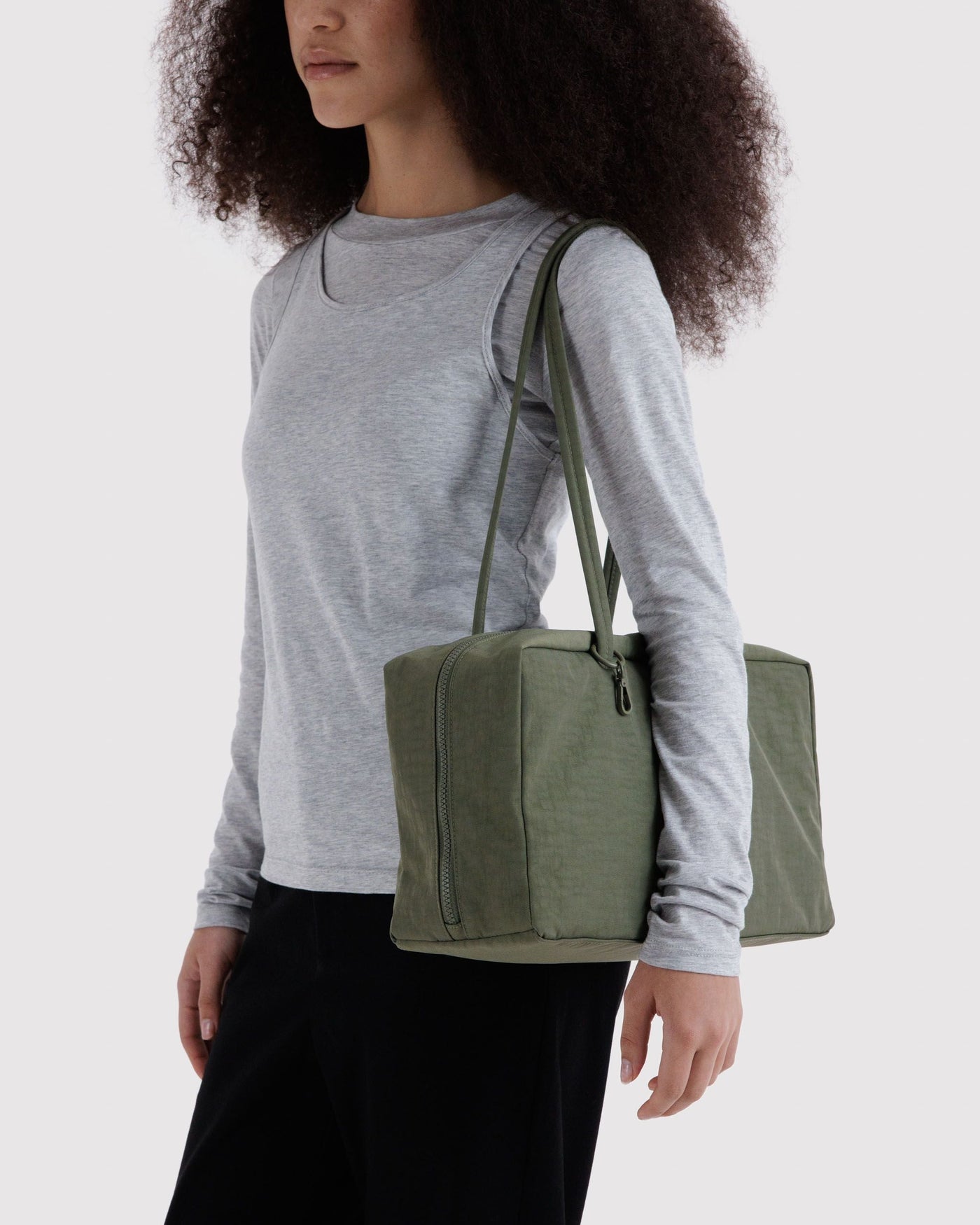 Medium Nylon Bowler Bag S8