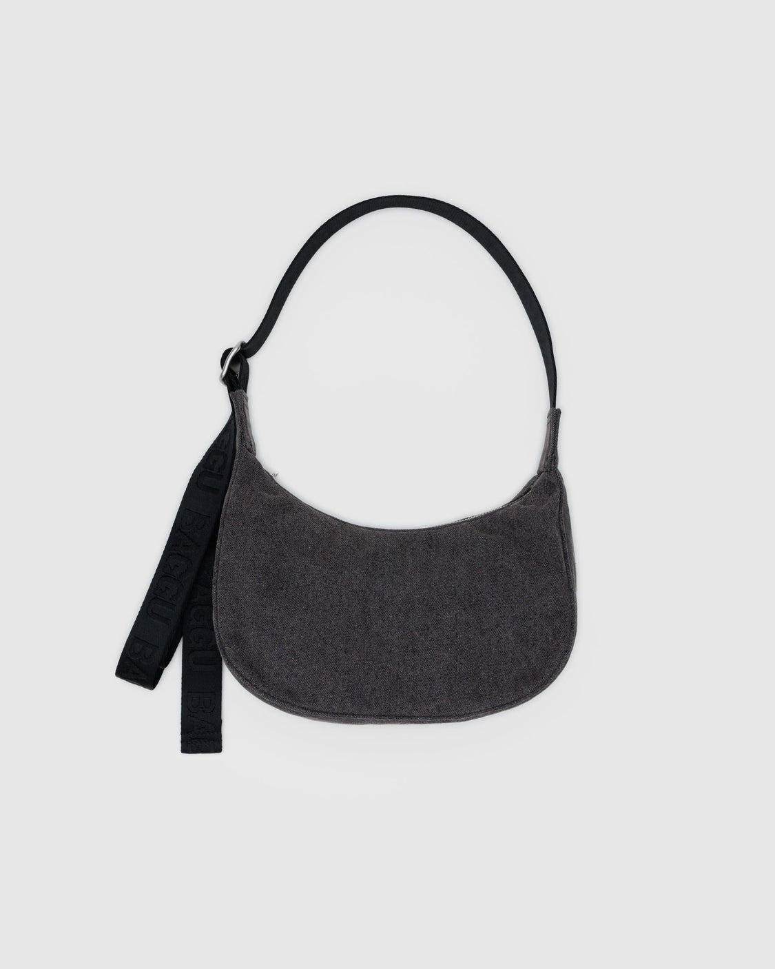 Small Denim Crescent Bag Z0