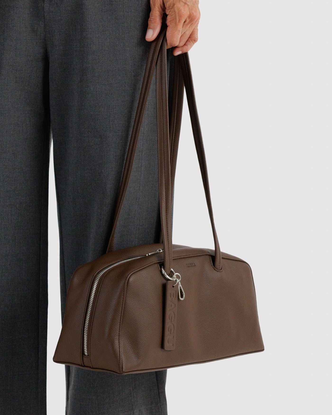 Recycled Leather Bowler Bag B6