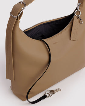 Recycled Leather Shoulder Bag W2