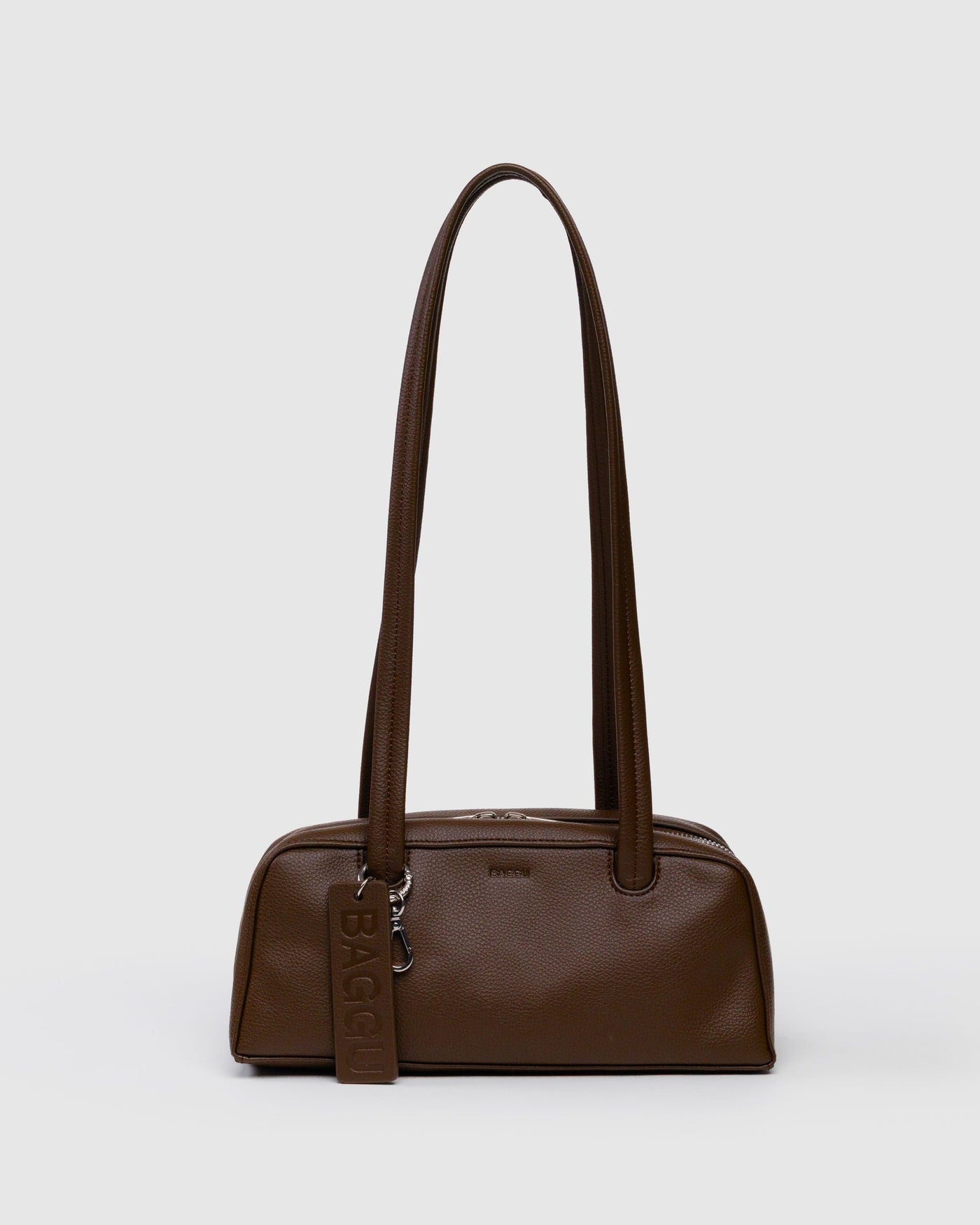 Small Recycled Leather Bowler Bag U1