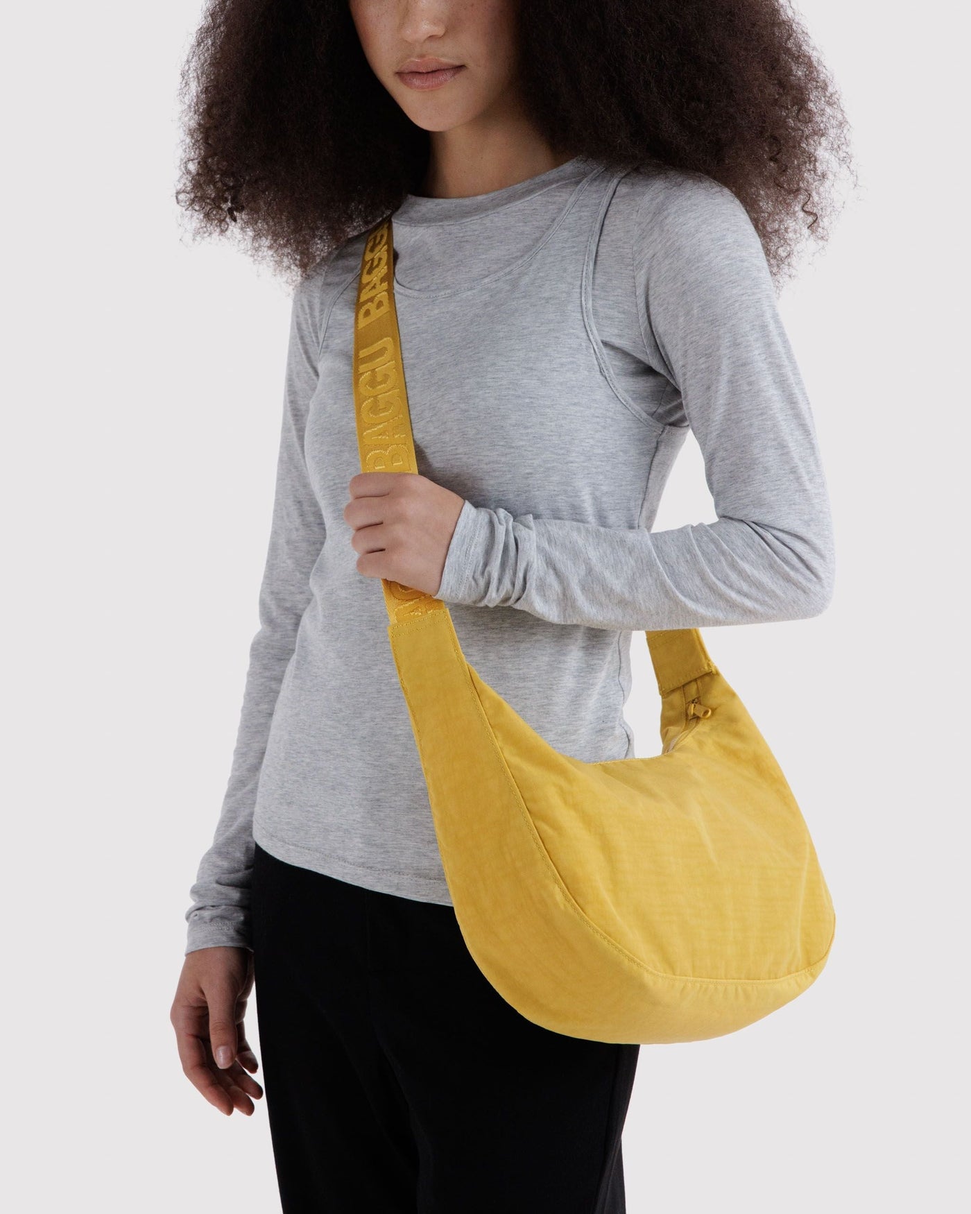 Medium Nylon Crescent Bag C5