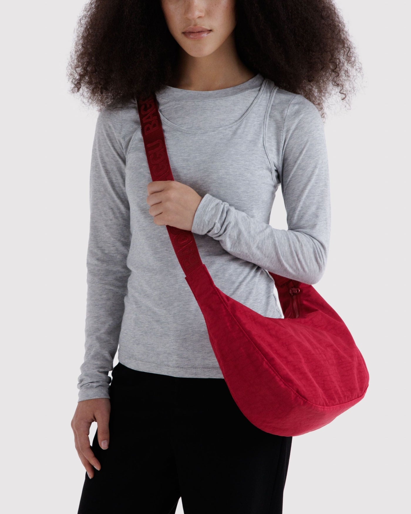 Medium Nylon Crescent Bag C5