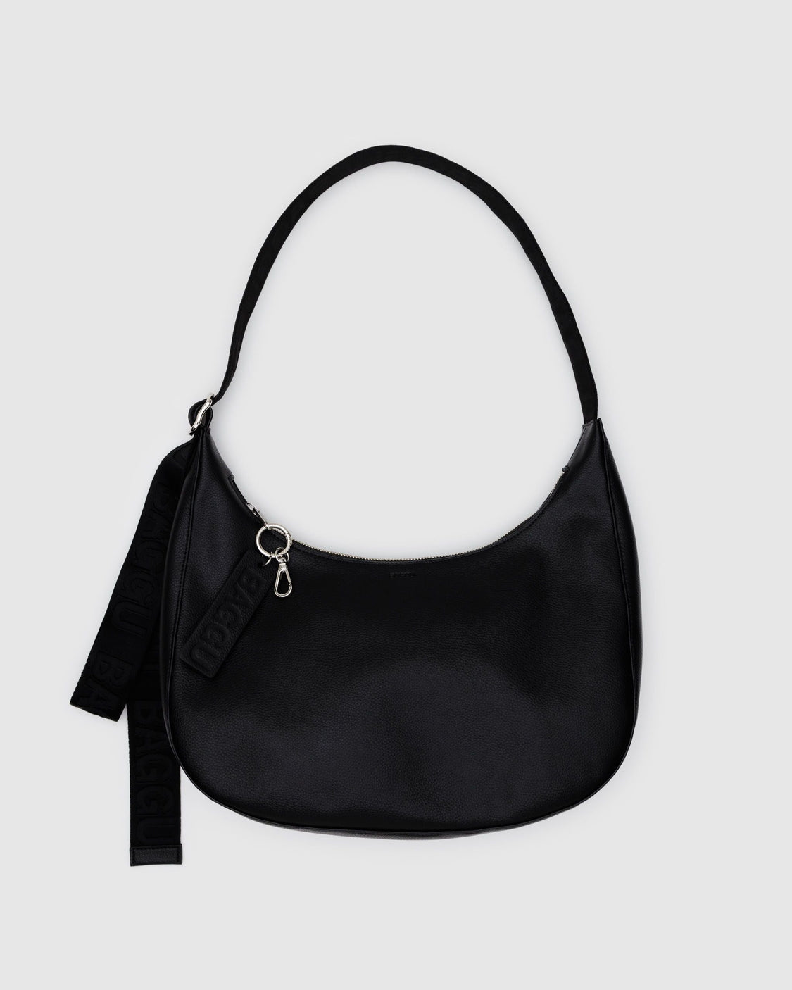Medium Recycled Leather Crescent Bag P4