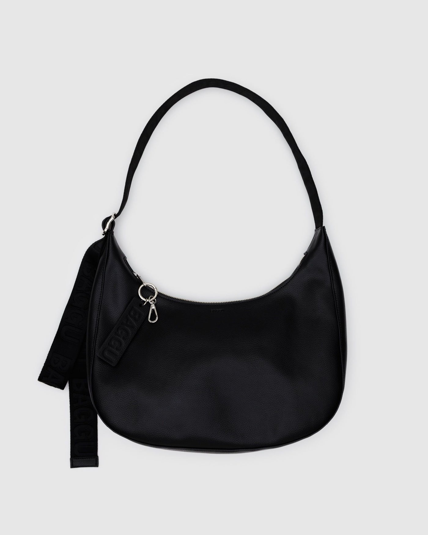 Medium Recycled Leather Crescent Bag P4