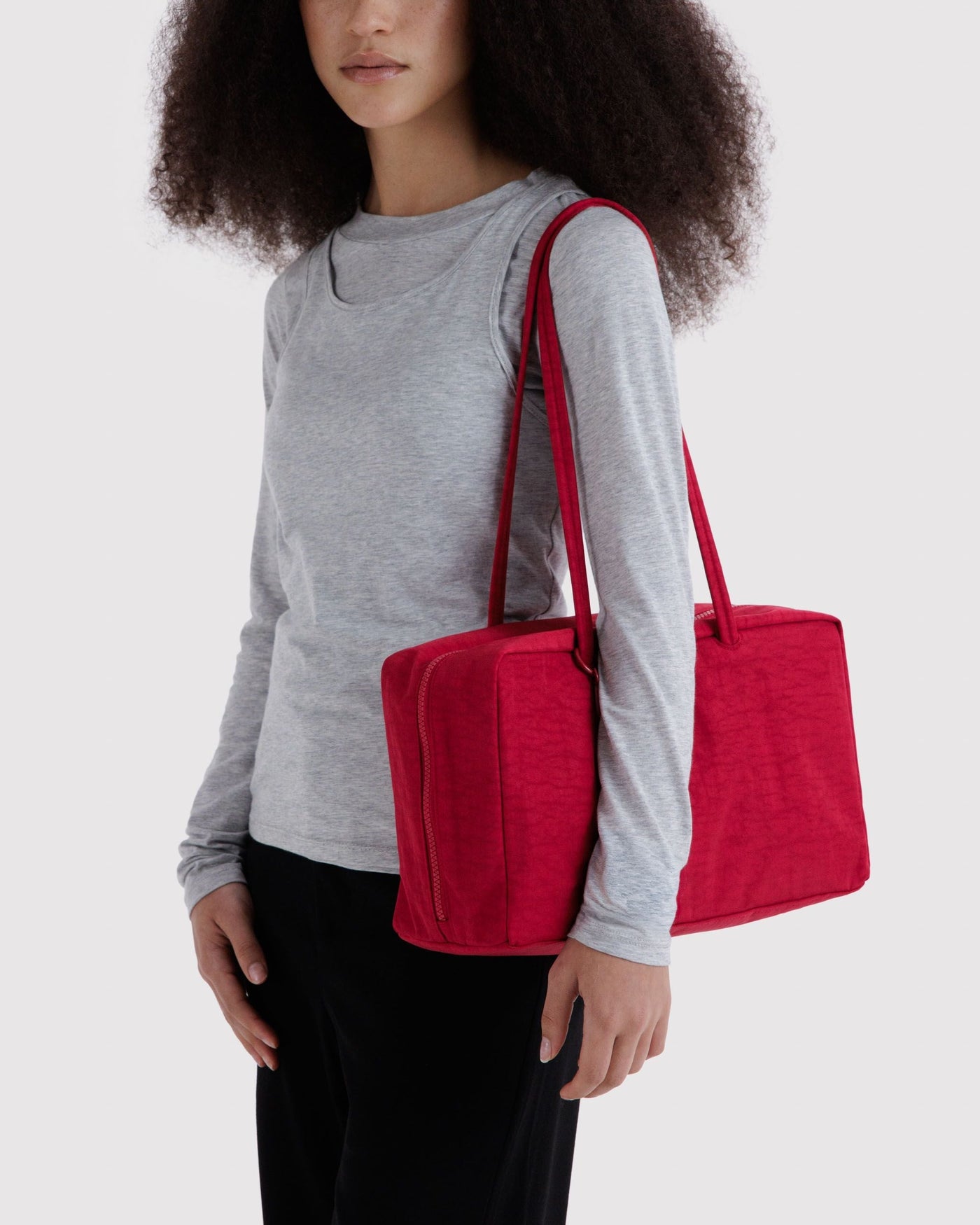Medium Nylon Bowler Bag S8